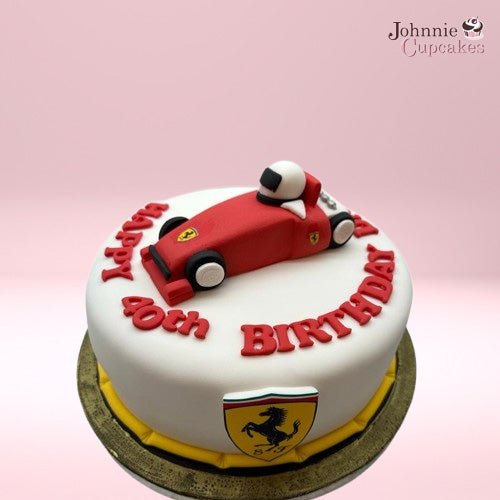 Ferrari Formula One Car Birthday Cake
