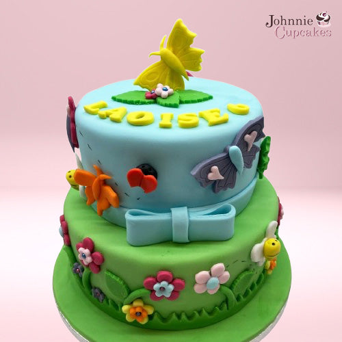 Butterfly 2-Tier Cake