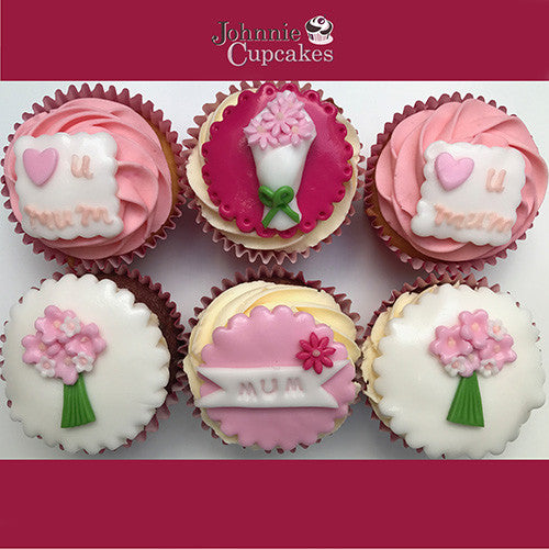 Mothers Day Cupcakes Pink - Johnnie Cupcakes