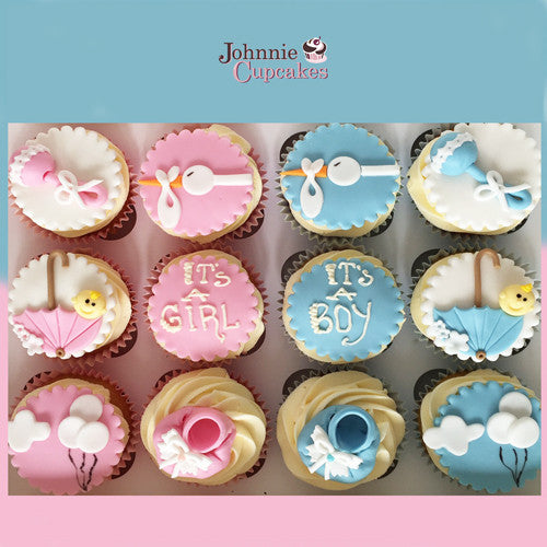 Baby Shower Cupcakes - Johnnie Cupcakes