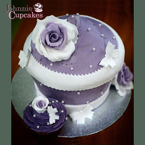Giant Cupcake Purple - Johnnie Cupcakes