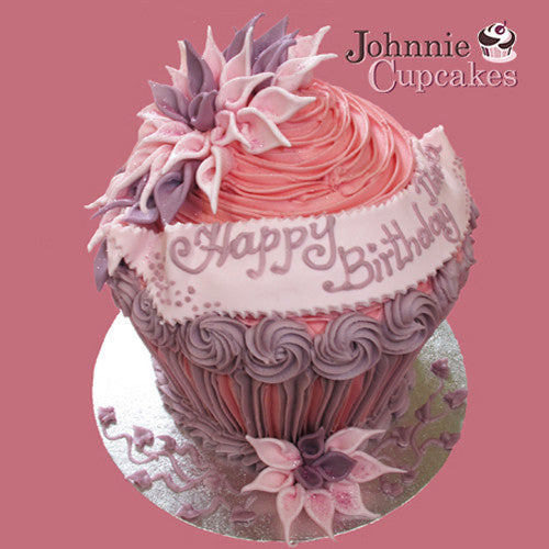 Giant Cupcake Flowers - Johnnie Cupcakes