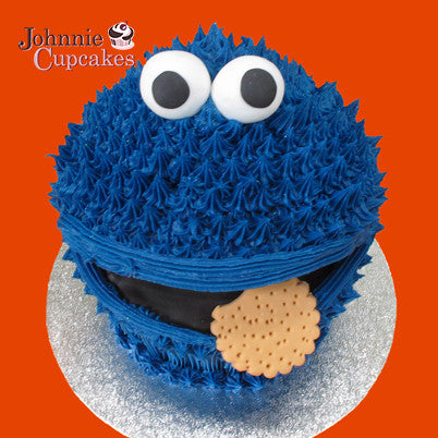 Giant Cupcake Cookie Monster - Johnnie Cupcakes