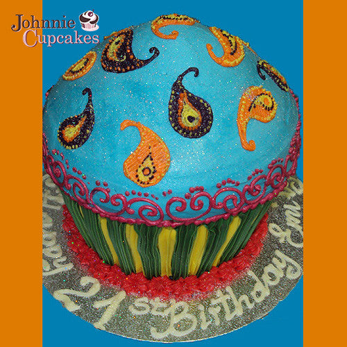 Giant Cupcake Indian - Johnnie Cupcakes