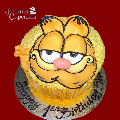 Giant Cupcake Garfield - Johnnie Cupcakes