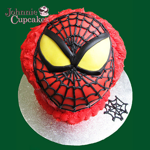 Giant Cupcake Spiderman - Johnnie Cupcakes