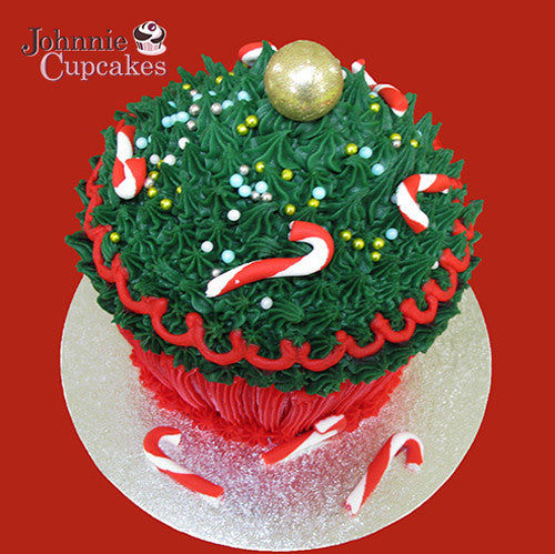 Giant Cupcake Christmas - Johnnie Cupcakes