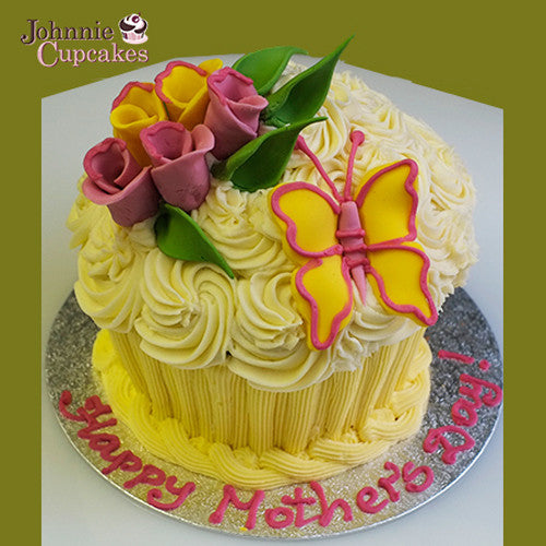 Giant Cupcake Mothers Day - Johnnie Cupcakes