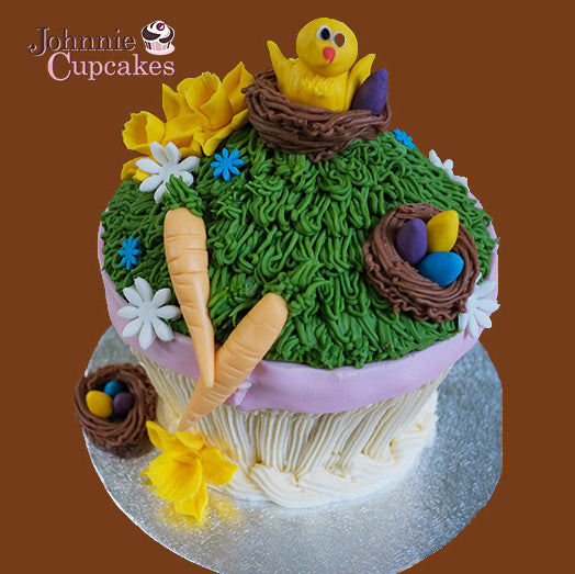 Giant Cupcake Easter Egg - Johnnie Cupcakes