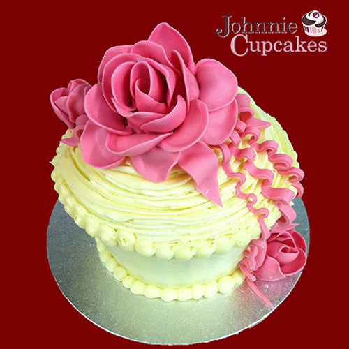 Giant Cupcake Flowers - Johnnie Cupcakes