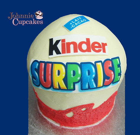Giant Cupcake Kinder Surprise - Johnnie Cupcakes
