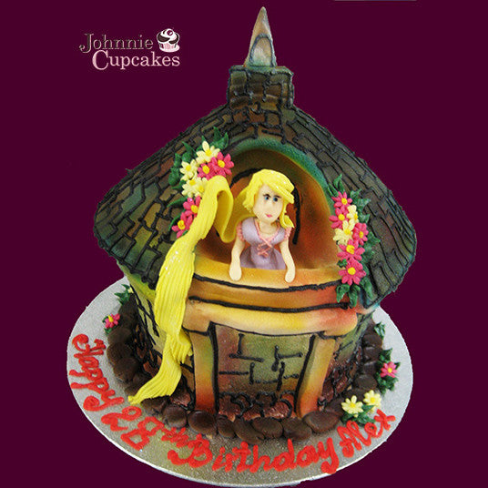 Giant Cupcake Rapunzel - Johnnie Cupcakes