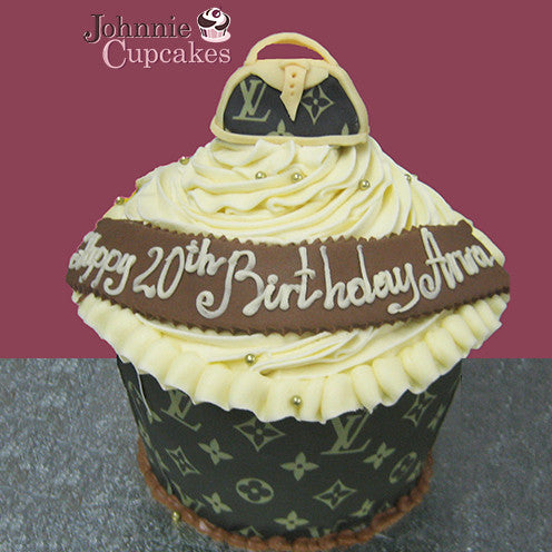Giant Cupcake Louis Vuitton - Johnnie Cupcakes