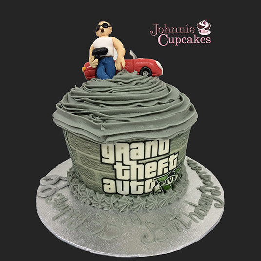 Giant Cupcake Grand Theft Auto - Johnnie Cupcakes