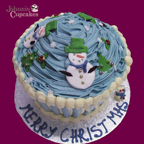 Giant Cupcake Christmas - Johnnie Cupcakes