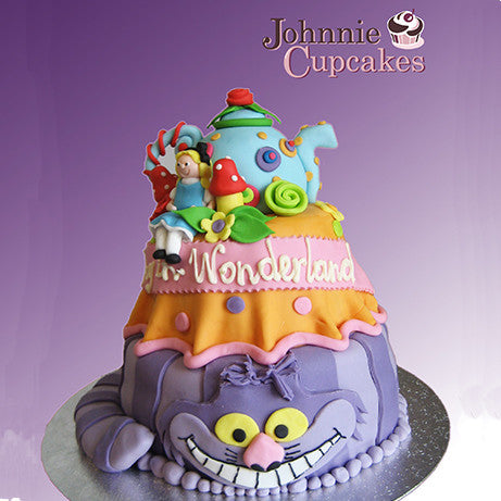 Alice in Wonderland Cake - Johnnie Cupcakes