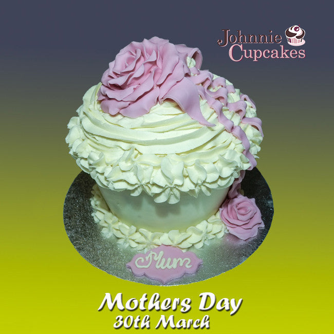 Giant Cupcake Mothers Day - Johnnie Cupcakes