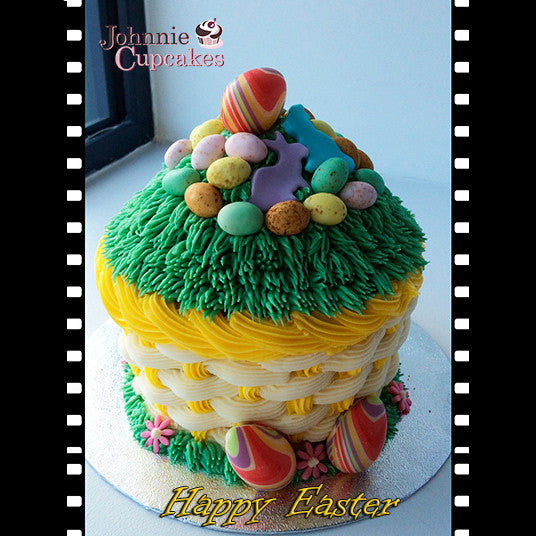 Giant Cupcake Easter - Johnnie Cupcakes