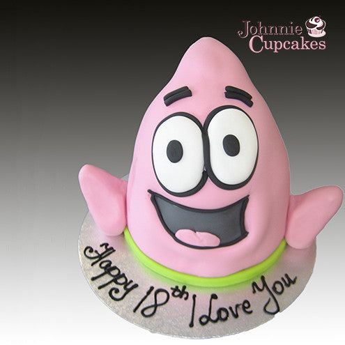 Giant Cupcake Patrick Star -Spongebob - Johnnie Cupcakes