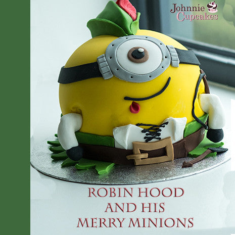 Giant Cupcake Robin Hood - Johnnie Cupcakes