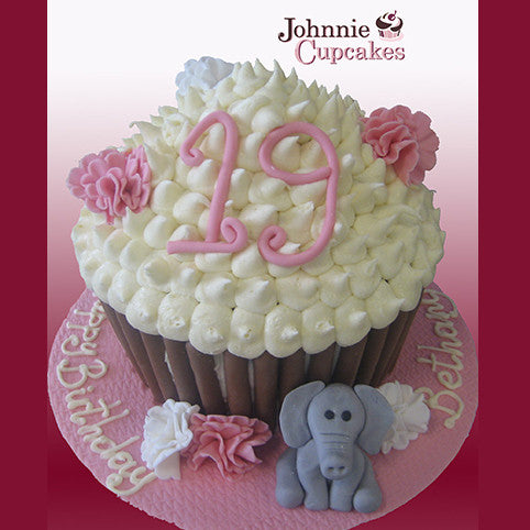 Giant Cupcake Birthday - Johnnie Cupcakes