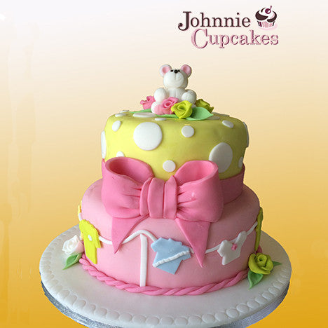 2 Tier Cake Baby - Johnnie Cupcakes