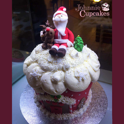 Giant Cupcake Santa - Johnnie Cupcakes