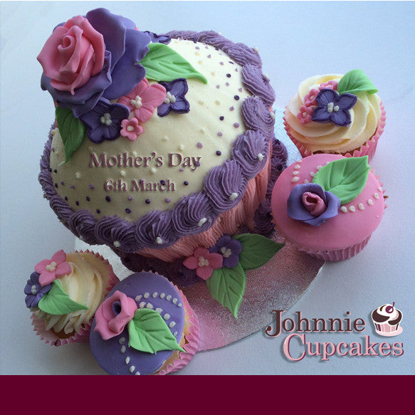 Giant Cupcake Mothers Day - Johnnie Cupcakes