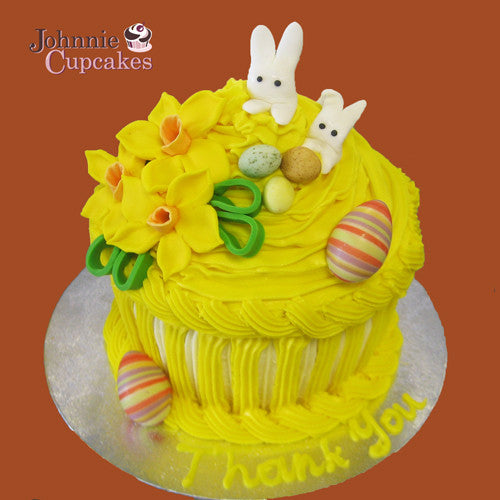 Giant Cupcake Easter - Johnnie Cupcakes