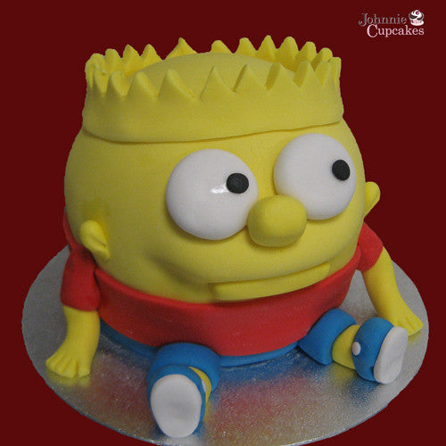 Giant Cupcake Simpsons - Johnnie Cupcakes
