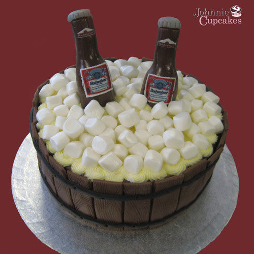 Cake Budweiser - Johnnie Cupcakes