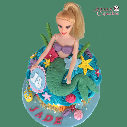 Giant Cupcake mermaid - Johnnie Cupcakes