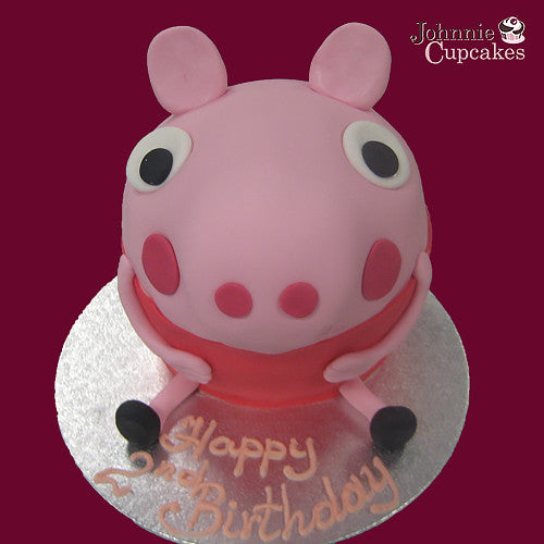 Giant Cupcake Peppa Pig - Johnnie Cupcakes