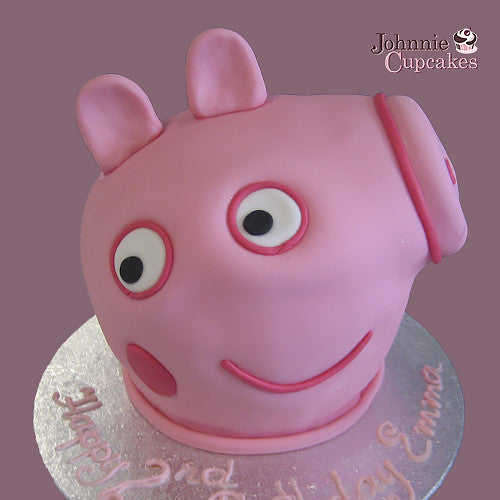 Giant Cupcake Peppa Pig 2 - Johnnie Cupcakes