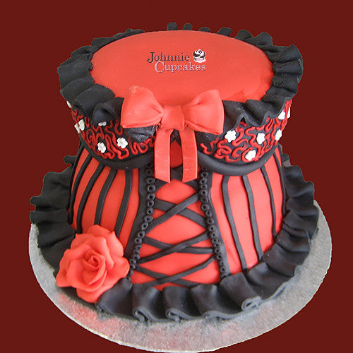 Corset Cake - Johnnie Cupcakes