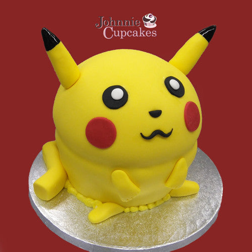 Pikachu Giant Cupcake - Johnnie Cupcakes