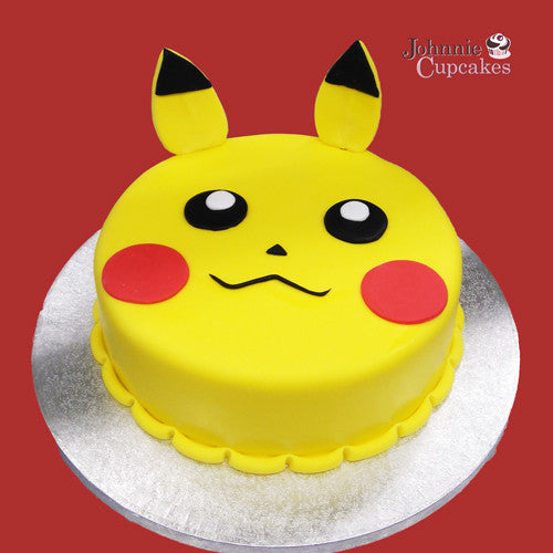 Pikachu Round Cake - Johnnie Cupcakes