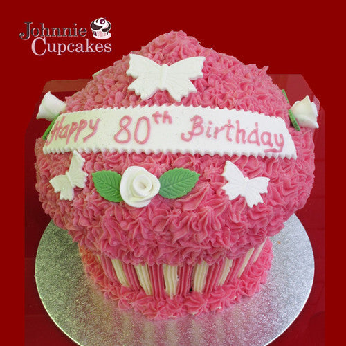 Giant Cupcake Pink - Johnnie Cupcakes