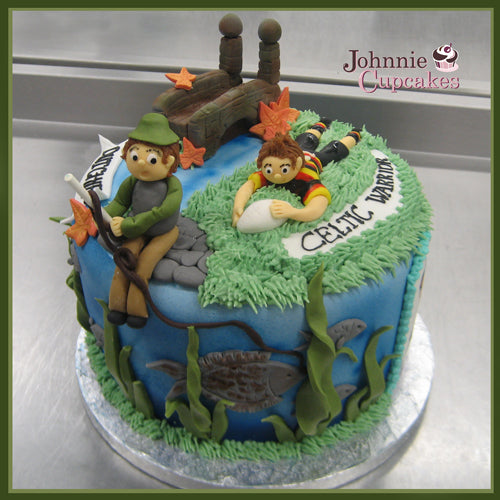 Sport theme cake - Johnnie Cupcakes