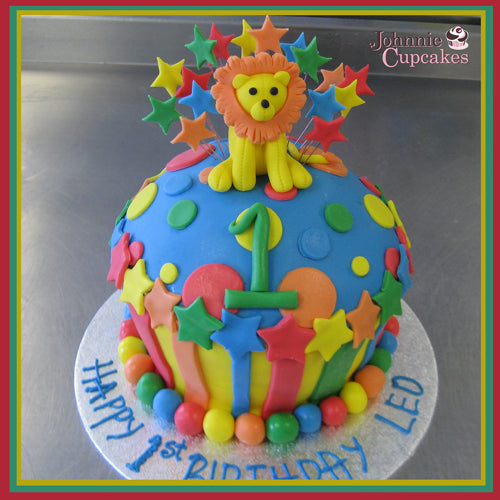 Leo the Lion Cake - Johnnie Cupcakes