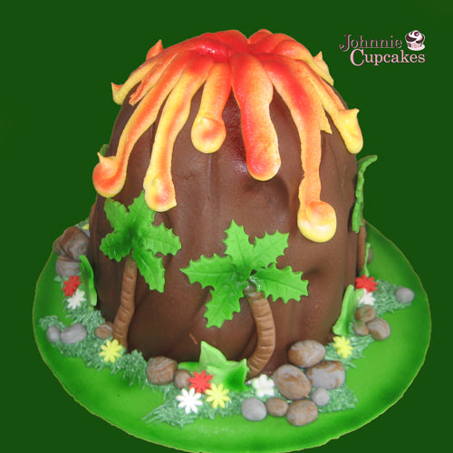 Volcano Cake - Johnnie Cupcakes