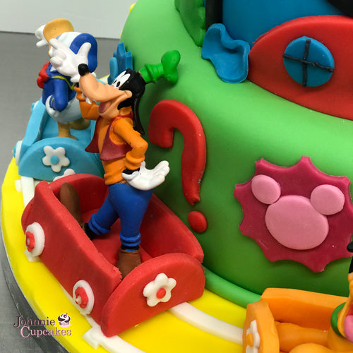 Disney 2 tier cake - Johnnie Cupcakes