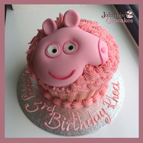 Peppa Pig Layer Cake - Classy Girl Cupcakes