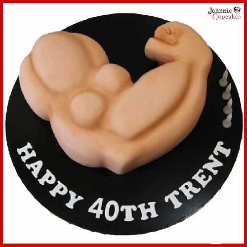 Body Builder Cake - Johnnie Cupcakes