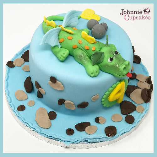 Baby Dinosaur Cake - Johnnie Cupcakes