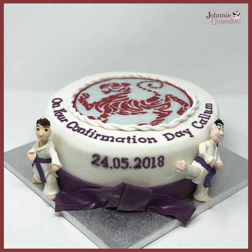 Taekwondo Black Belt Cake - CakeCentral.com