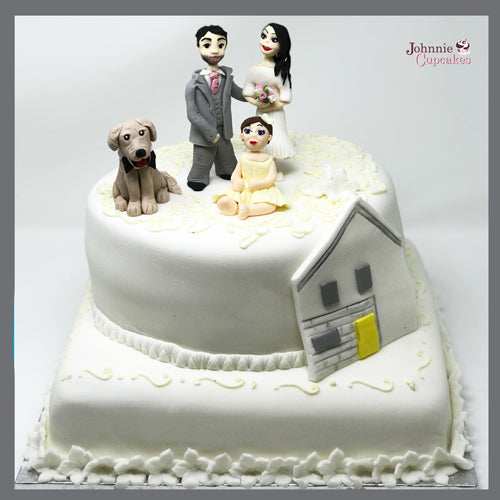 Wedding Cake Family - Johnnie Cupcakes