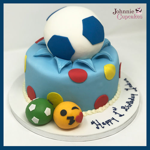 Football Cake - Johnnie Cupcakes