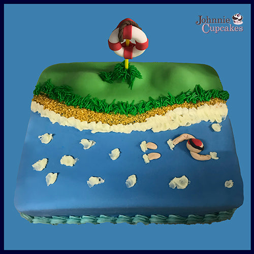 Swimming Cake - Johnnie Cupcakes