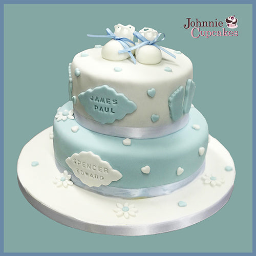 Christening Cake - Johnnie Cupcakes